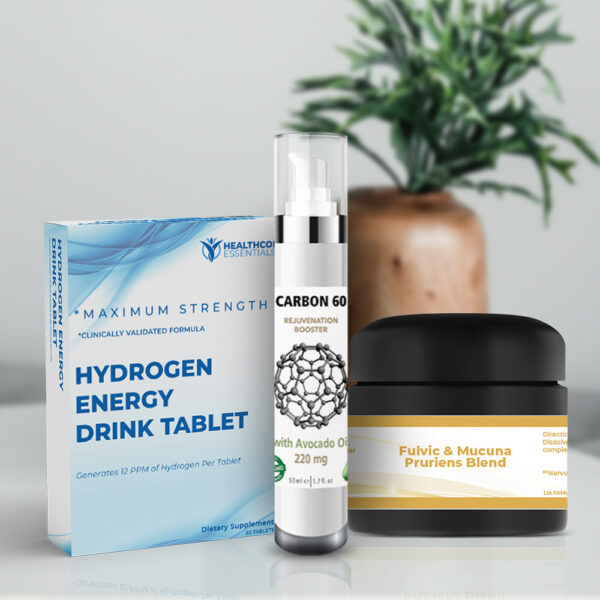 Vitality Trio (C60 avocado oil, Fulvic & Mucuna, Hydrogen)