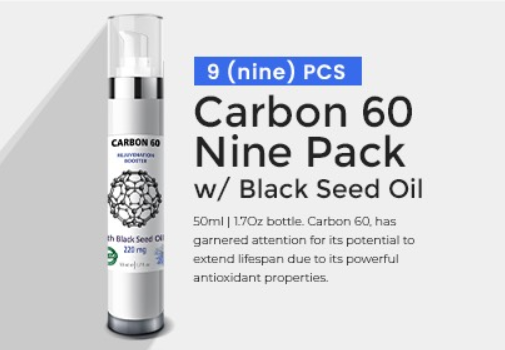 Carbon 60 Nine Pack w/ Black Seed Oil
